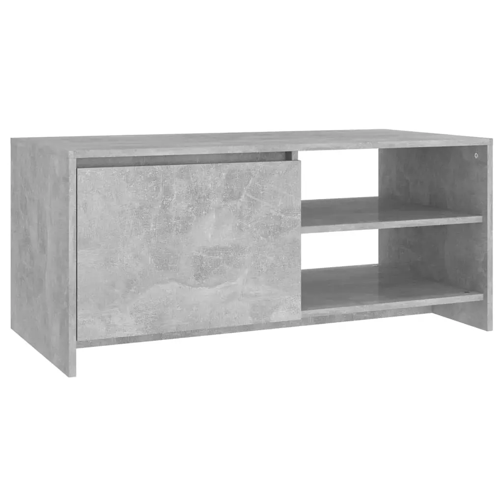 Coffee Table Concrete Grey 102x50x45 cm Engineered Wood 809831 - Furniture