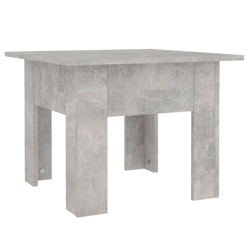 Coffee Table Concrete Grey 55x55x42 cm Engineered Wood 810239 - Furniture