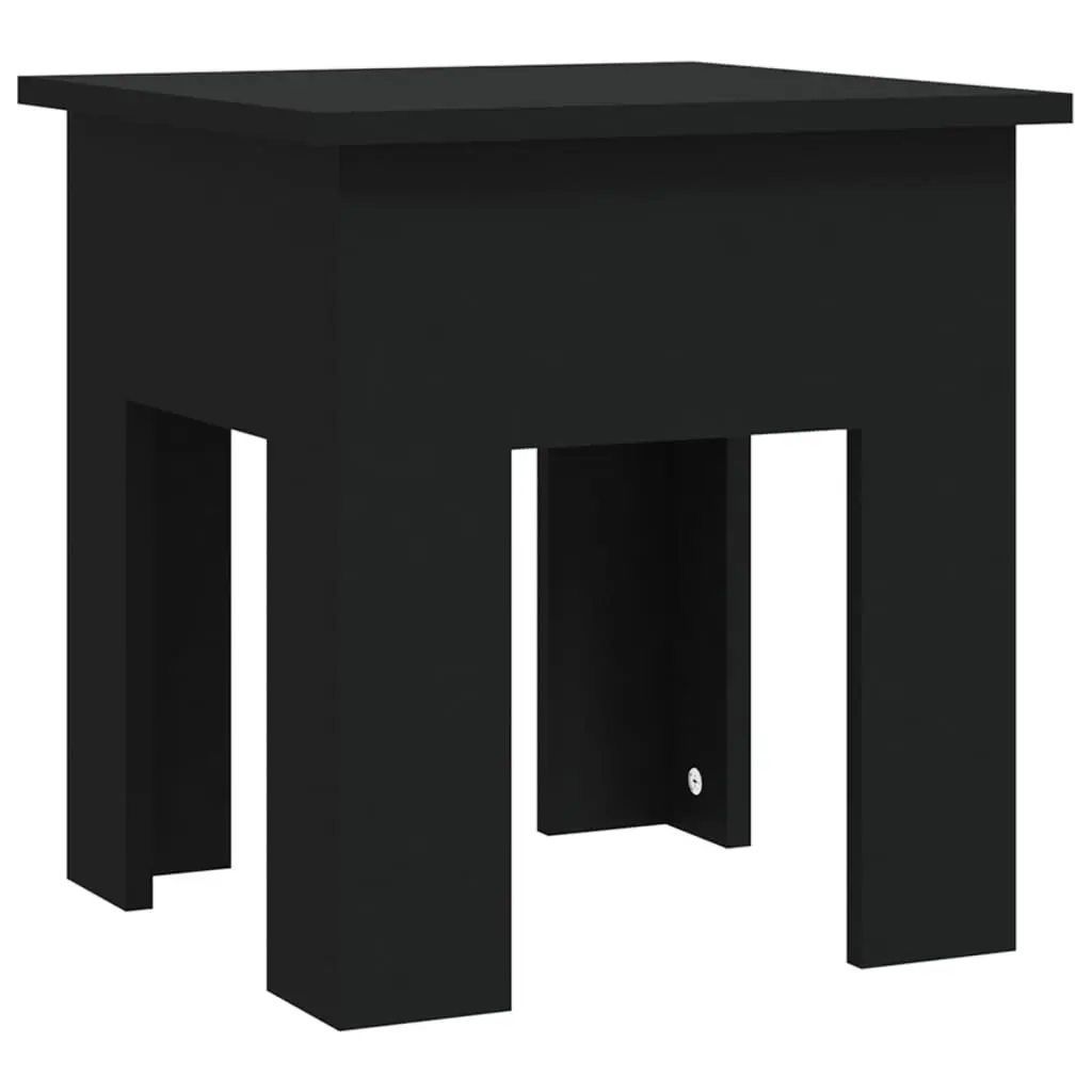 Coffee Table Black 40x40x42 cm Engineered Wood 810245 - Furniture