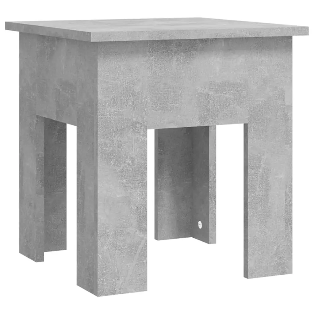 Coffee Table Concrete Grey 40x40x42 cm Engineered Wood 810248 - Furniture