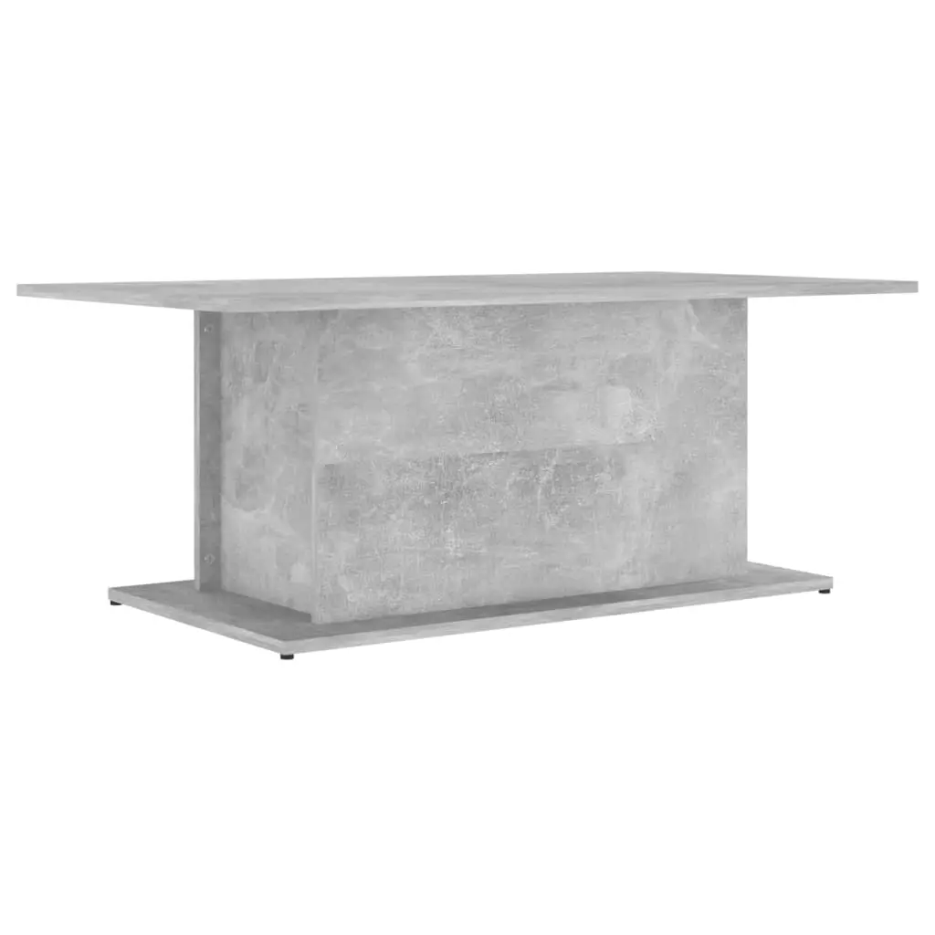 Coffee Table Concrete Grey 102x55.5x40 cm Engineered Wood 810311 - Furniture