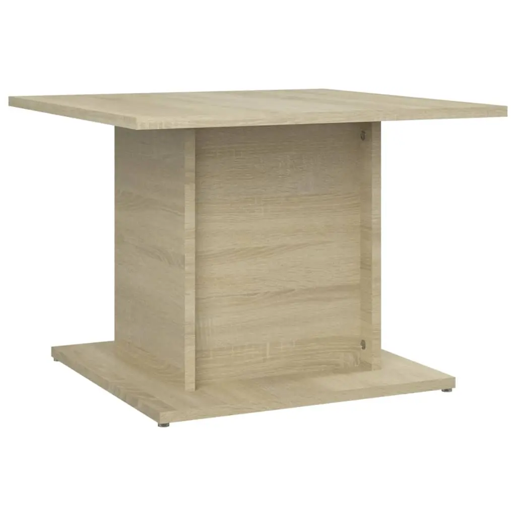 Coffee Table Sonoma Oak 55.5x55.5x40 cm Engineered Wood 810319 - Furniture