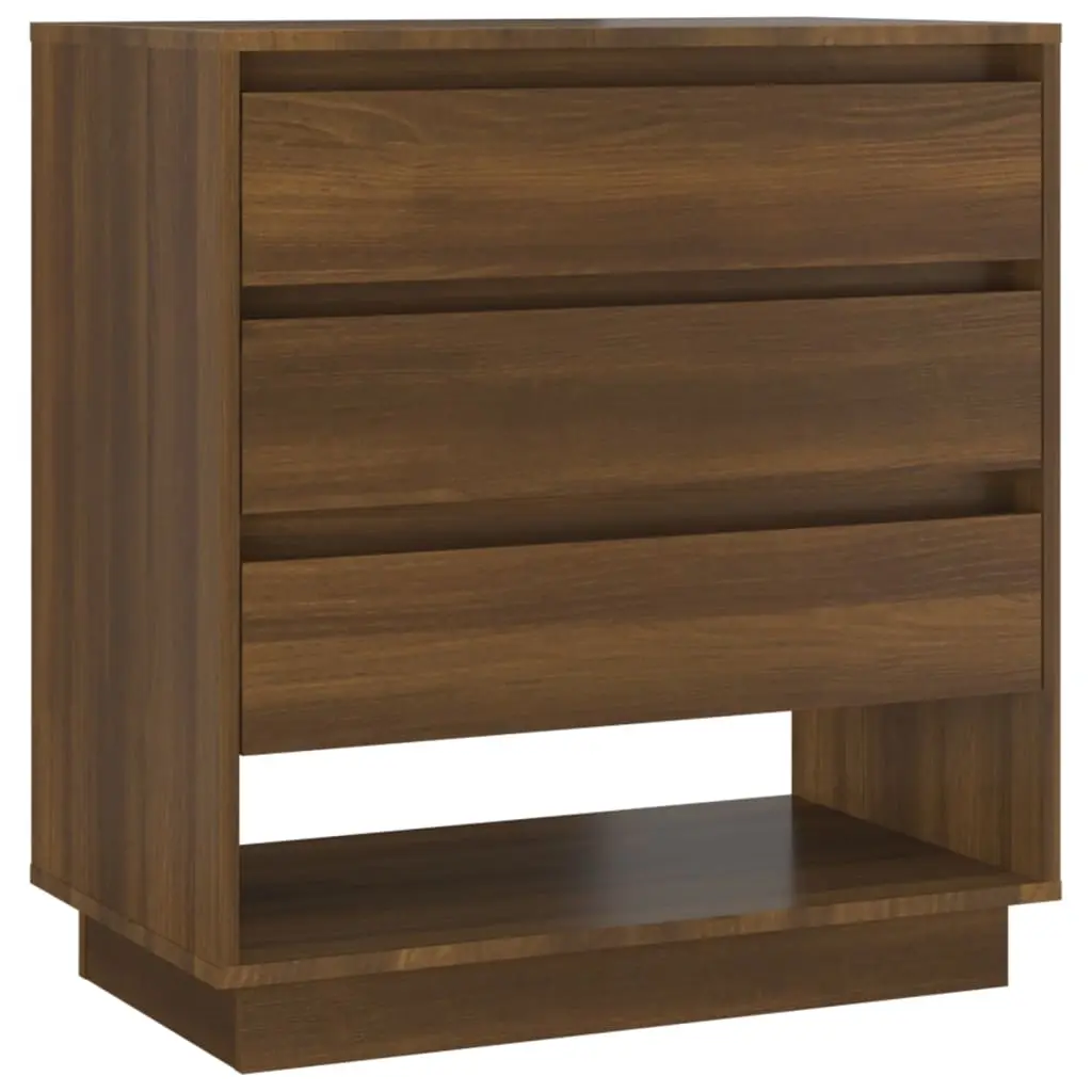 Sideboard Brown Oak 70x41x75 cm Engineered Wood 812995 - Furniture