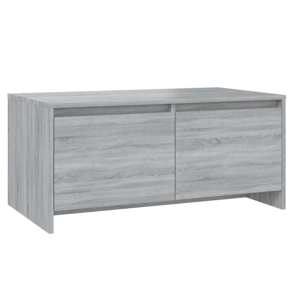 Coffee Table Grey Sonoma 90x50x41.5 cm Engineered Wood 813030 - Furniture