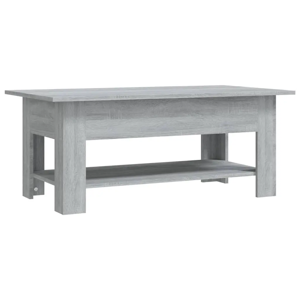 Coffee Table Grey Sonoma 102x55x42 cm Engineered Wood 813075 - Furniture