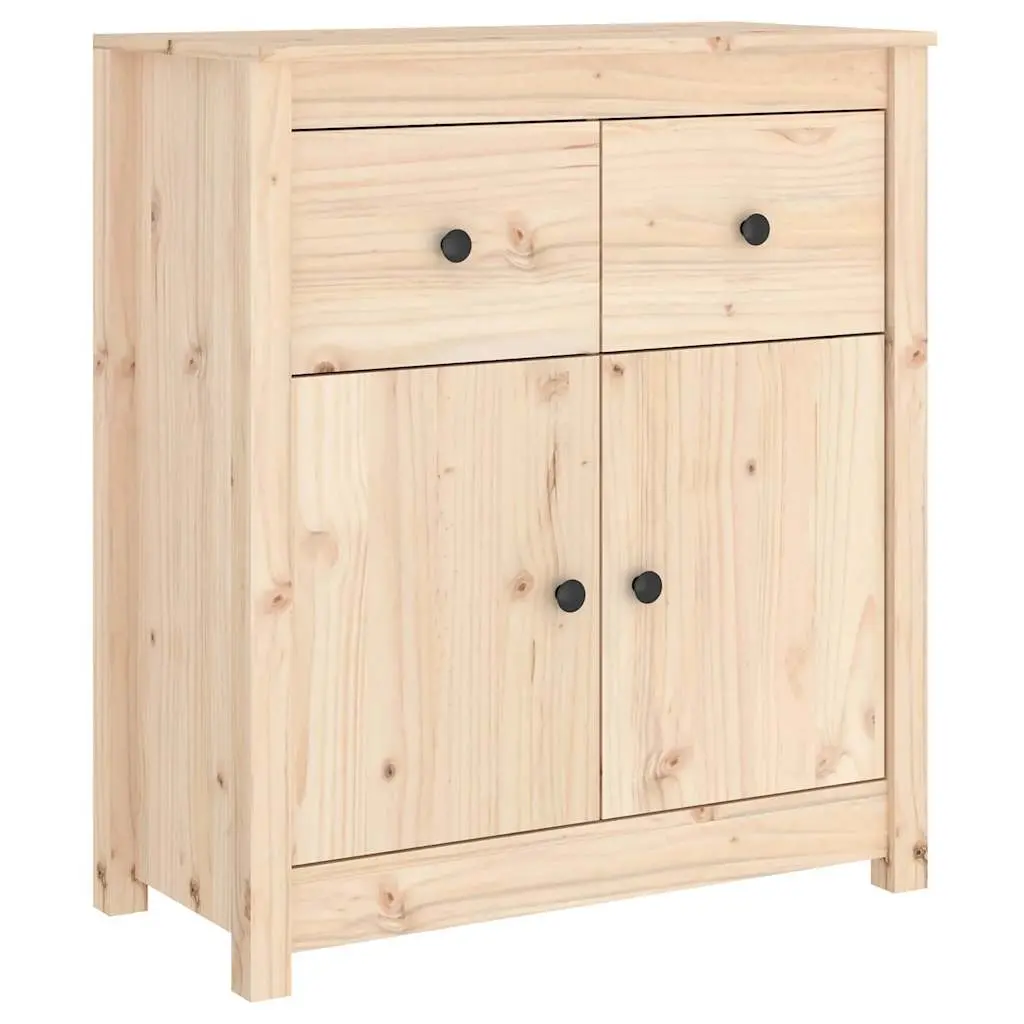 Sideboard 70x35x80 cm Solid Wood Pine 813749 - Over 40% off Living Room Furniture