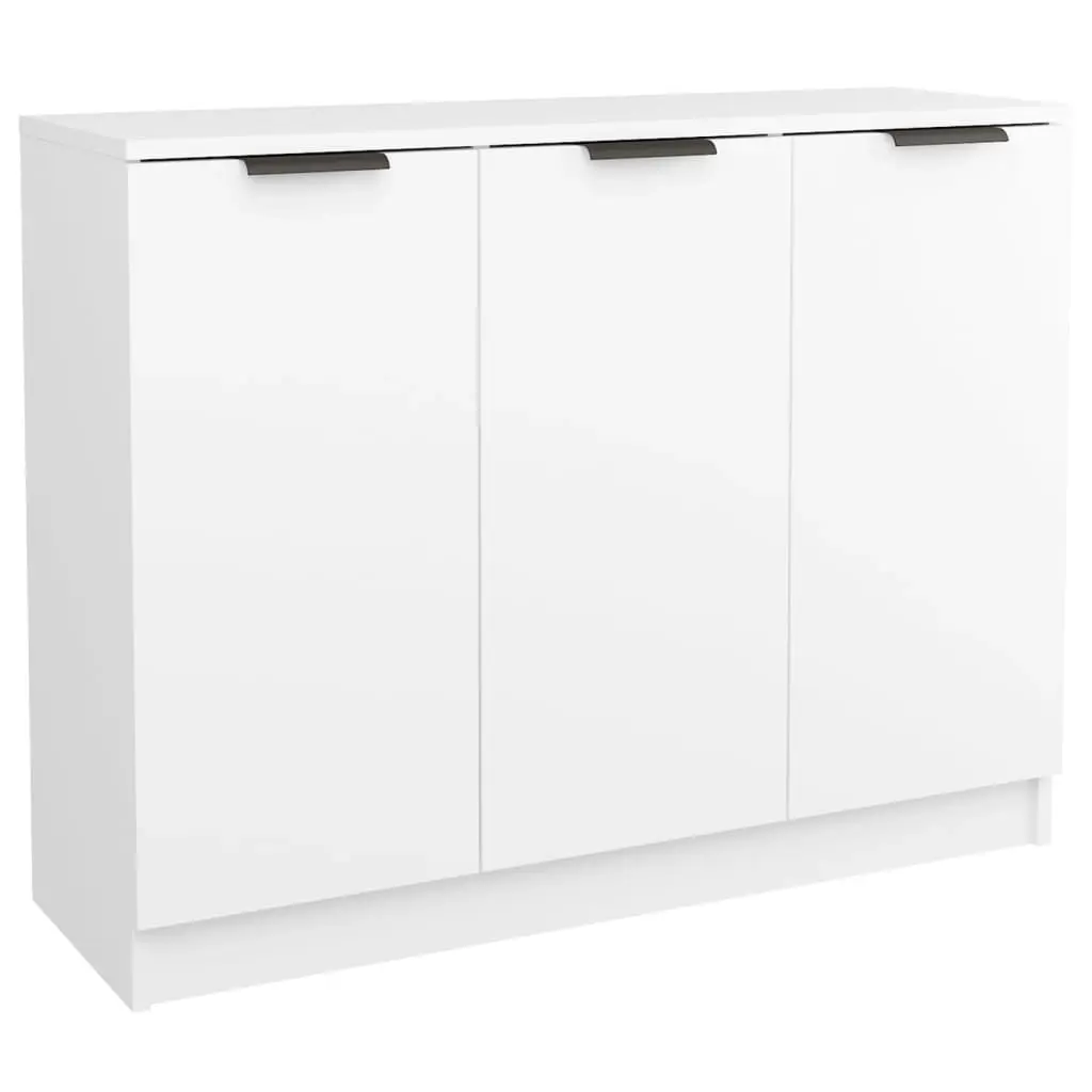 Sideboard White 90.5x30x70 cm Engineered Wood 811187 - Furniture