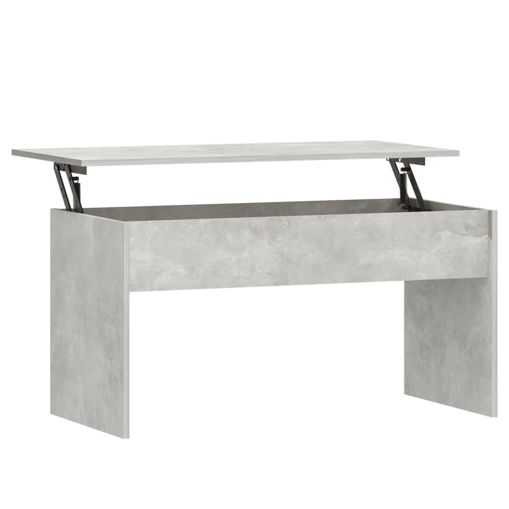 Coffee Table Concrete Grey 102x50.5x52.5 cm Engineered Wood 809633 - Furniture