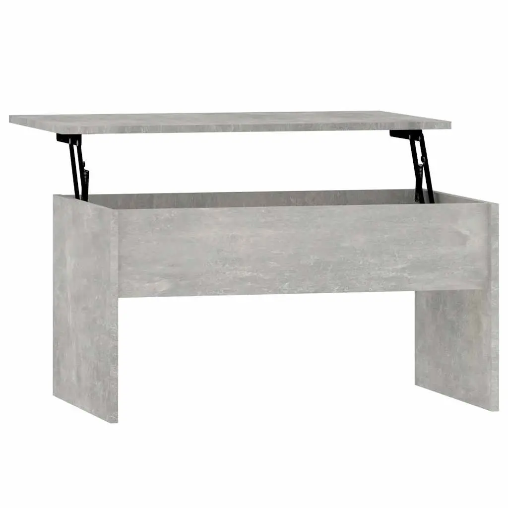 Coffee Table Concrete Grey 80x50.5x41.5 cm Engineered Wood 809642 - Furniture