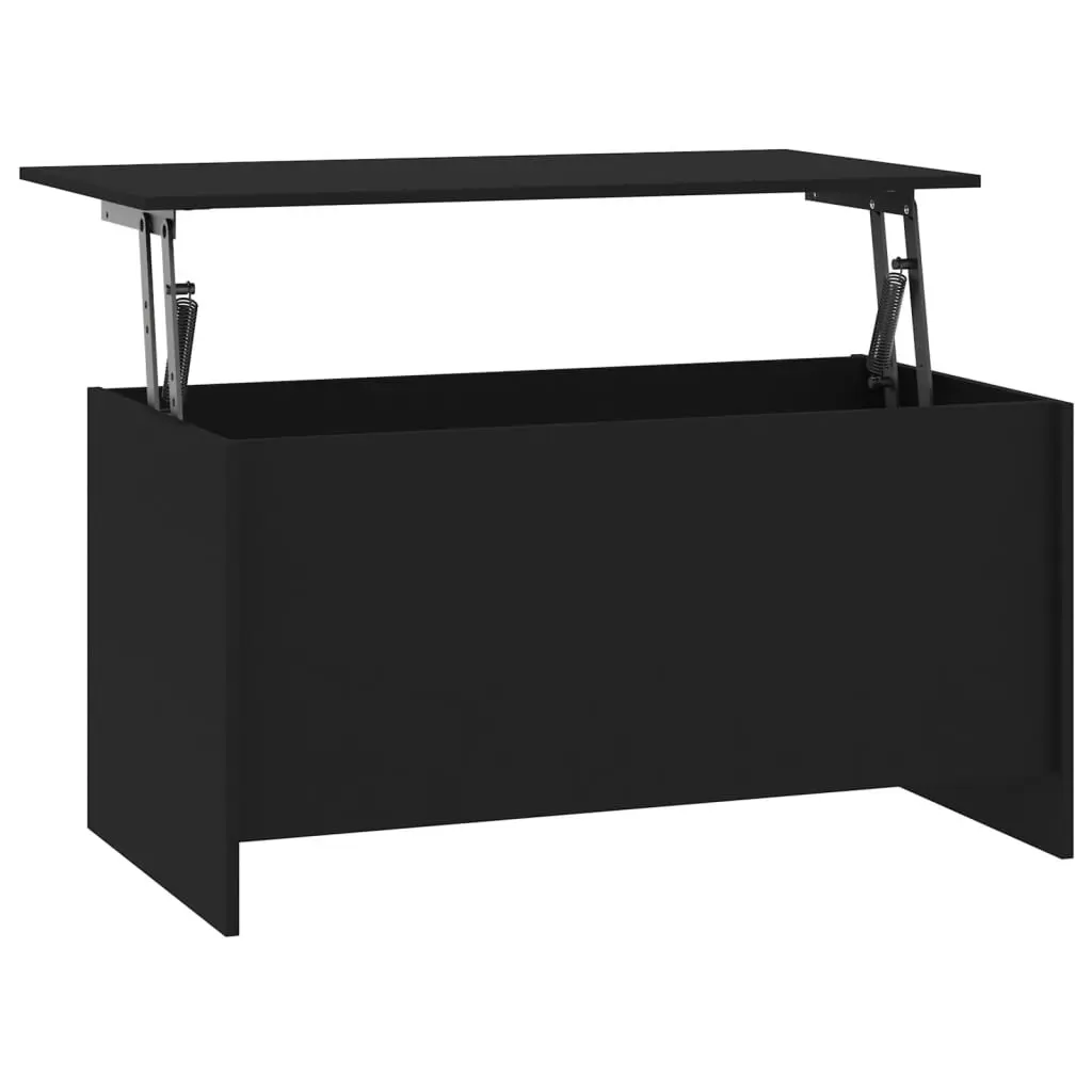 Coffee Table Black 102x55.5x52.5 cm Engineered Wood 809666 - Furniture