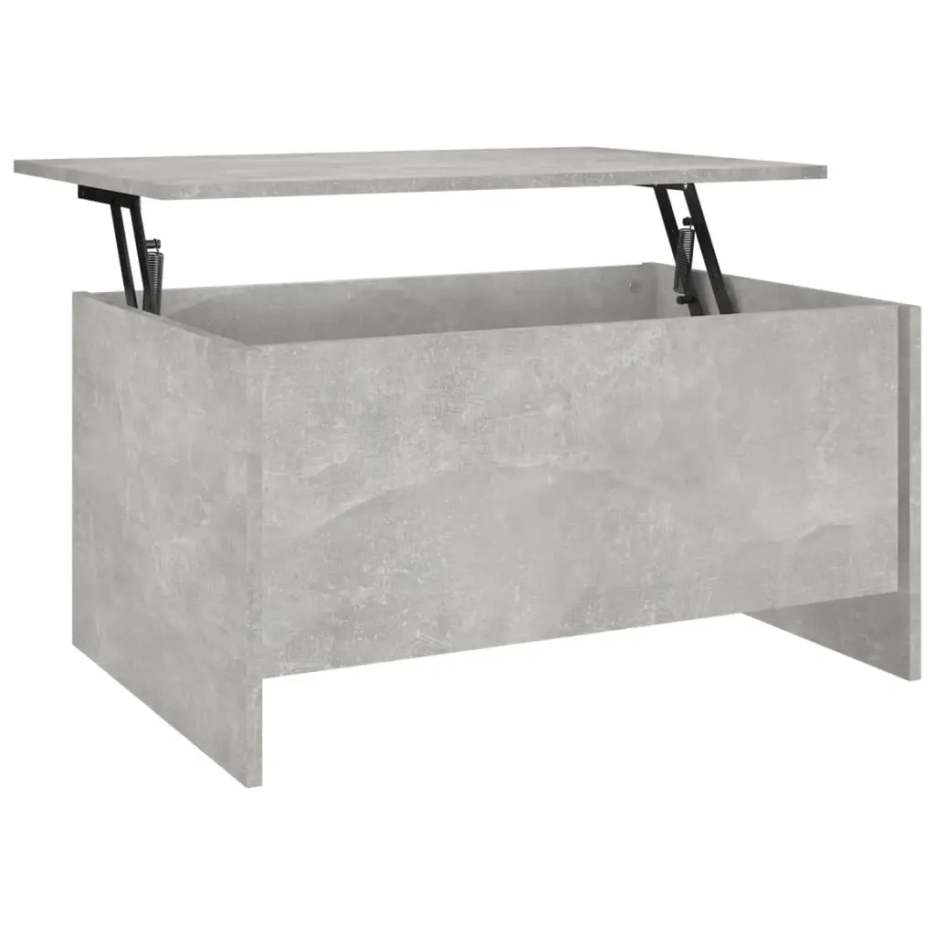 Coffee Table Concrete Grey 80x55.5x41.5 cm Engineered Wood 809678 - Furniture