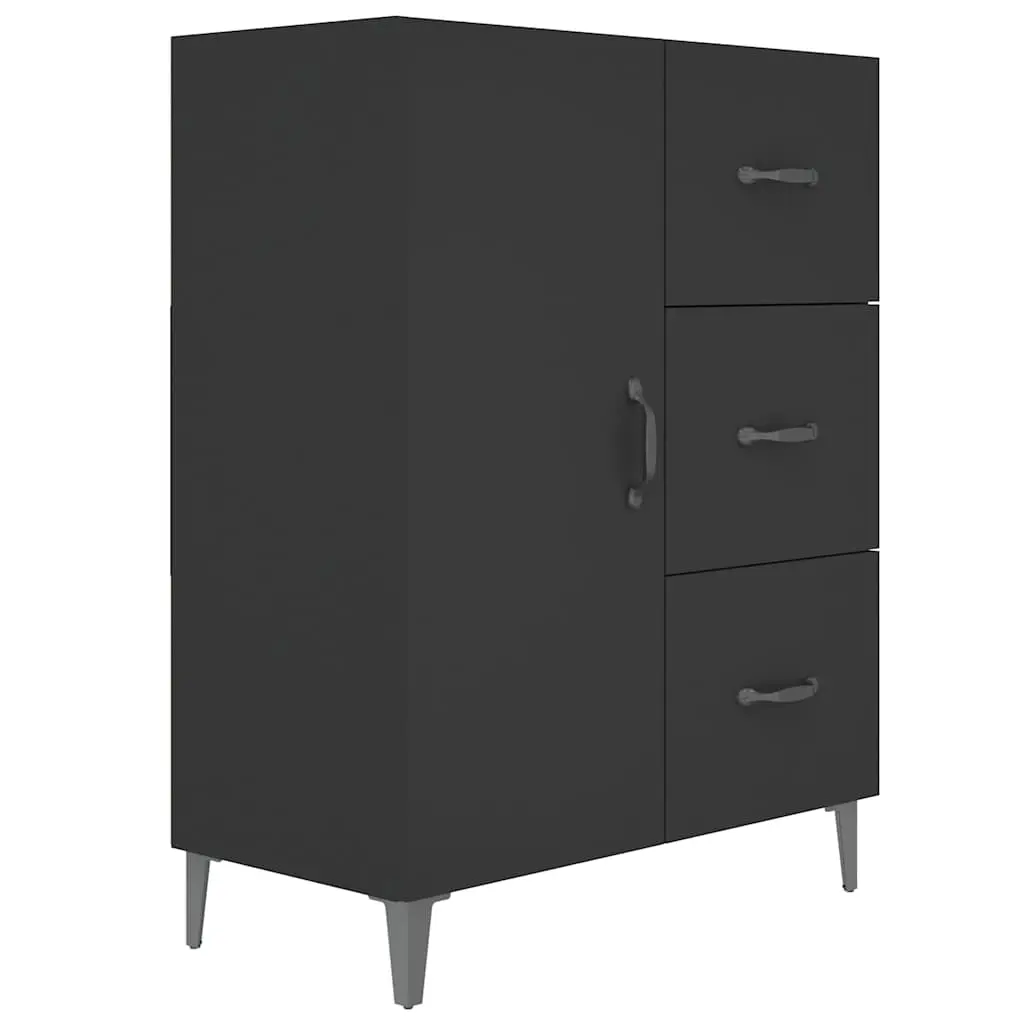 Sideboard Black 69.5x34x90 cm Engineered Wood 812178 - Furniture
