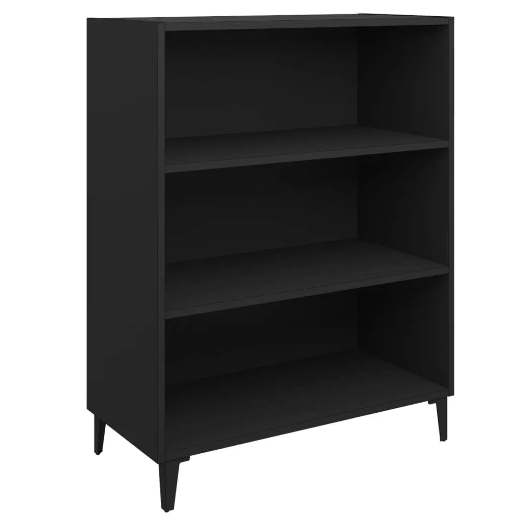 Sideboard Black 69.5x32.5x90 cm Engineered Wood 812250 - Furniture