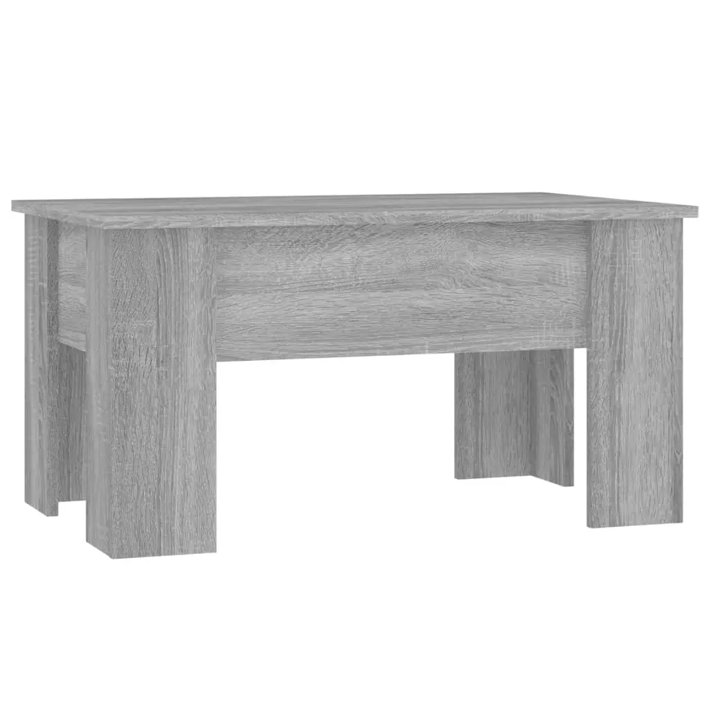 Coffee Table Grey Sonoma 79x49x41 cm Engineered Wood 819282 - Furniture