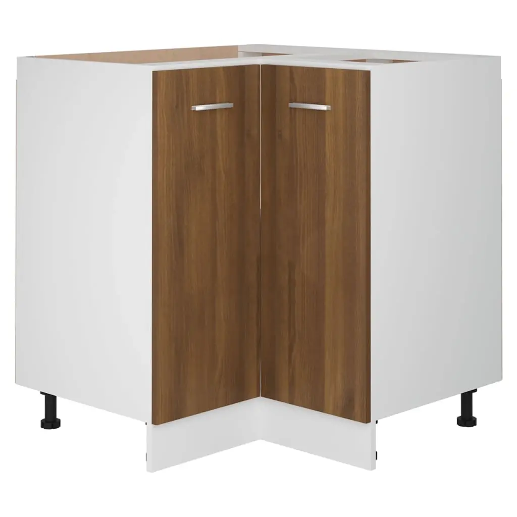 Kitchen Cabinet Lyon Brown Oak 75.5x75.5x81.5 cm Engineered Wood 815584 - Furniture