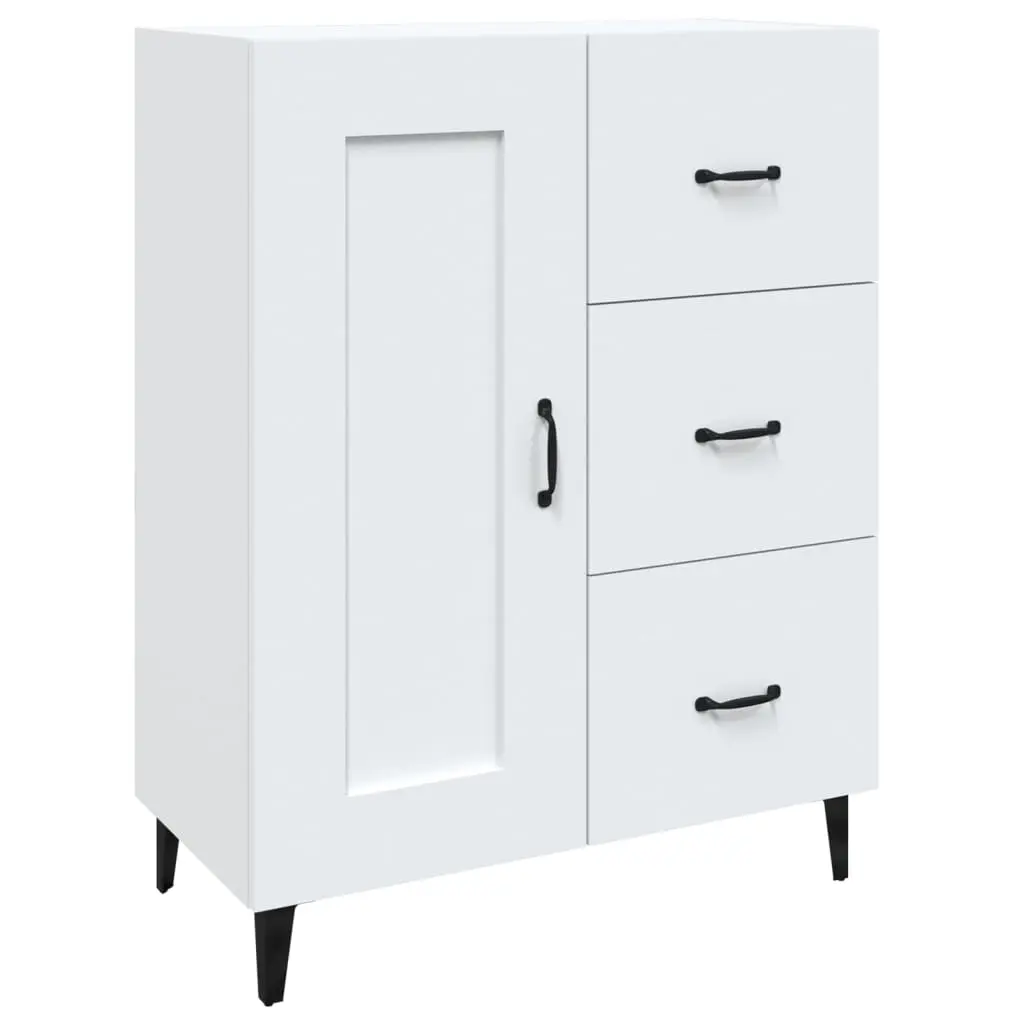 Sideboard White 69.5x34x90 cm Engineered Wood 812231 - Furniture