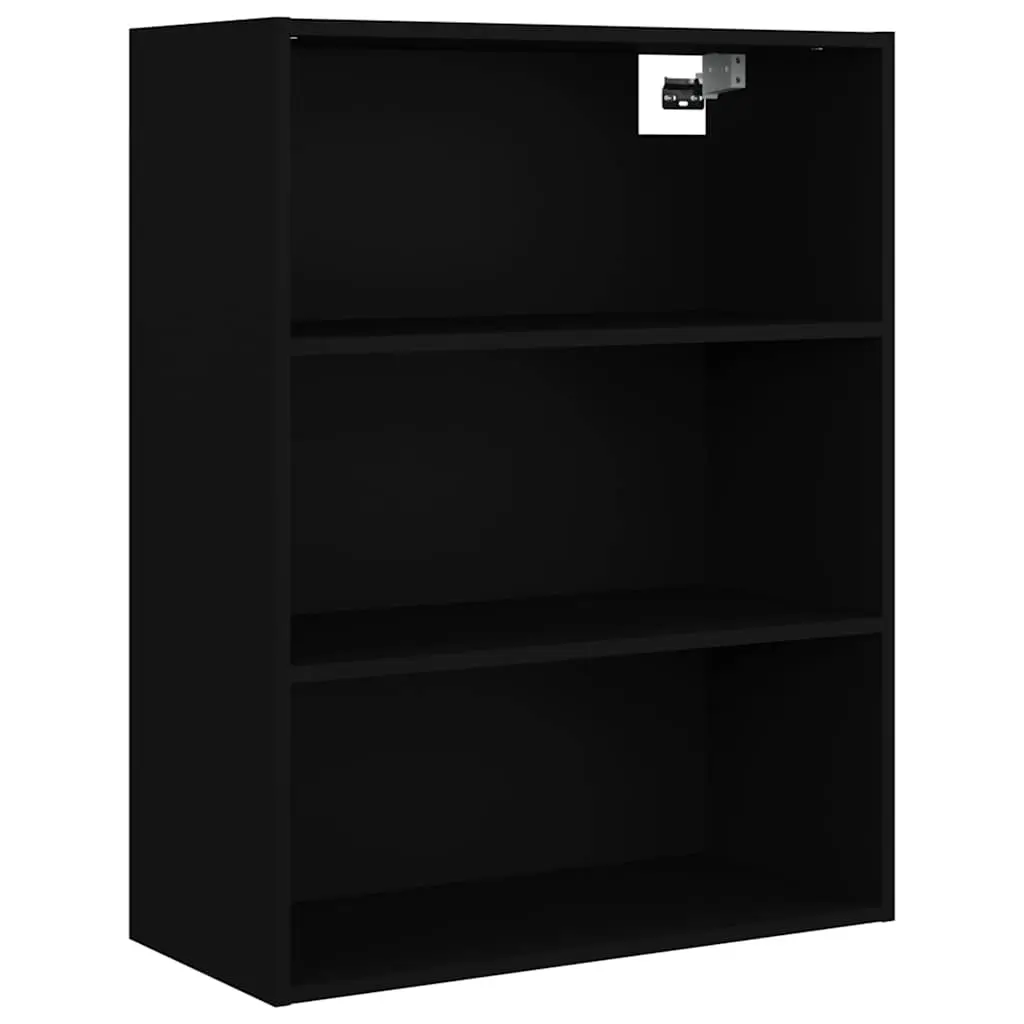 Hanging Wall Cabinet Black 69.5x32.5x90 cm 812313 - Furniture