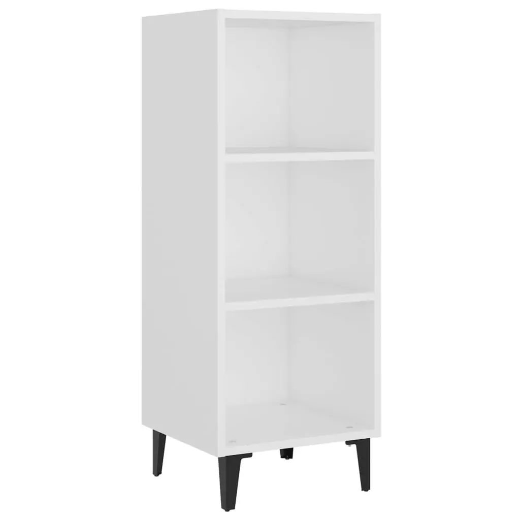 Sideboard White 34.5x32.5x90 cm Engineered Wood 812384 - Furniture