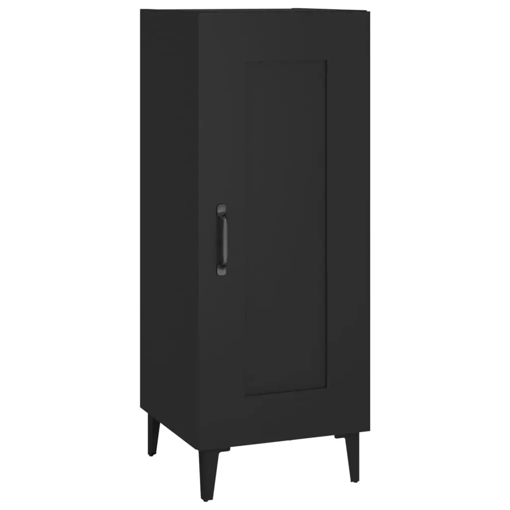 Sideboard Black 34.5x34x90 cm Engineered Wood 812421 - Furniture