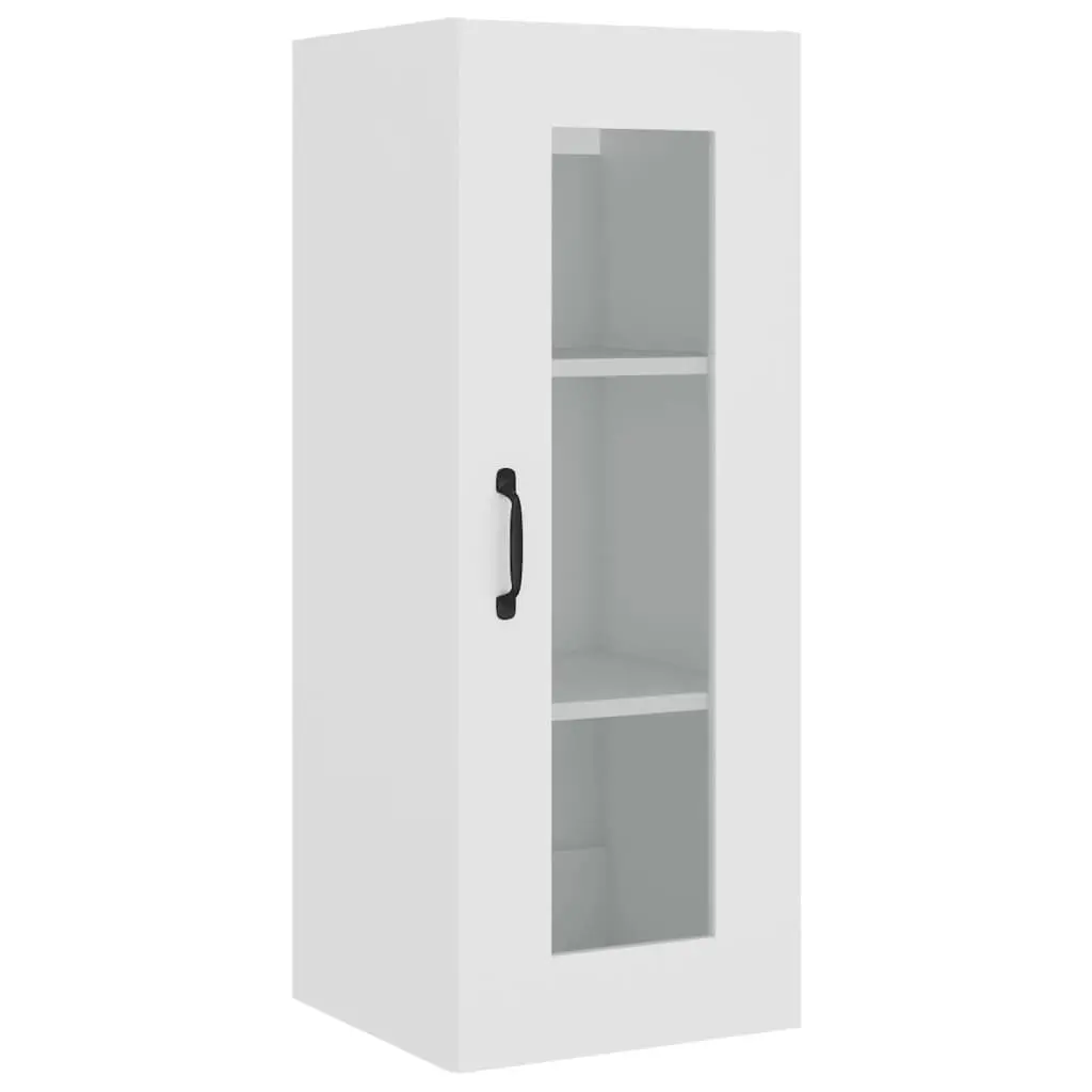 Hanging Wall Cabinet White 34.5x34x90 cm 812456 - Furniture