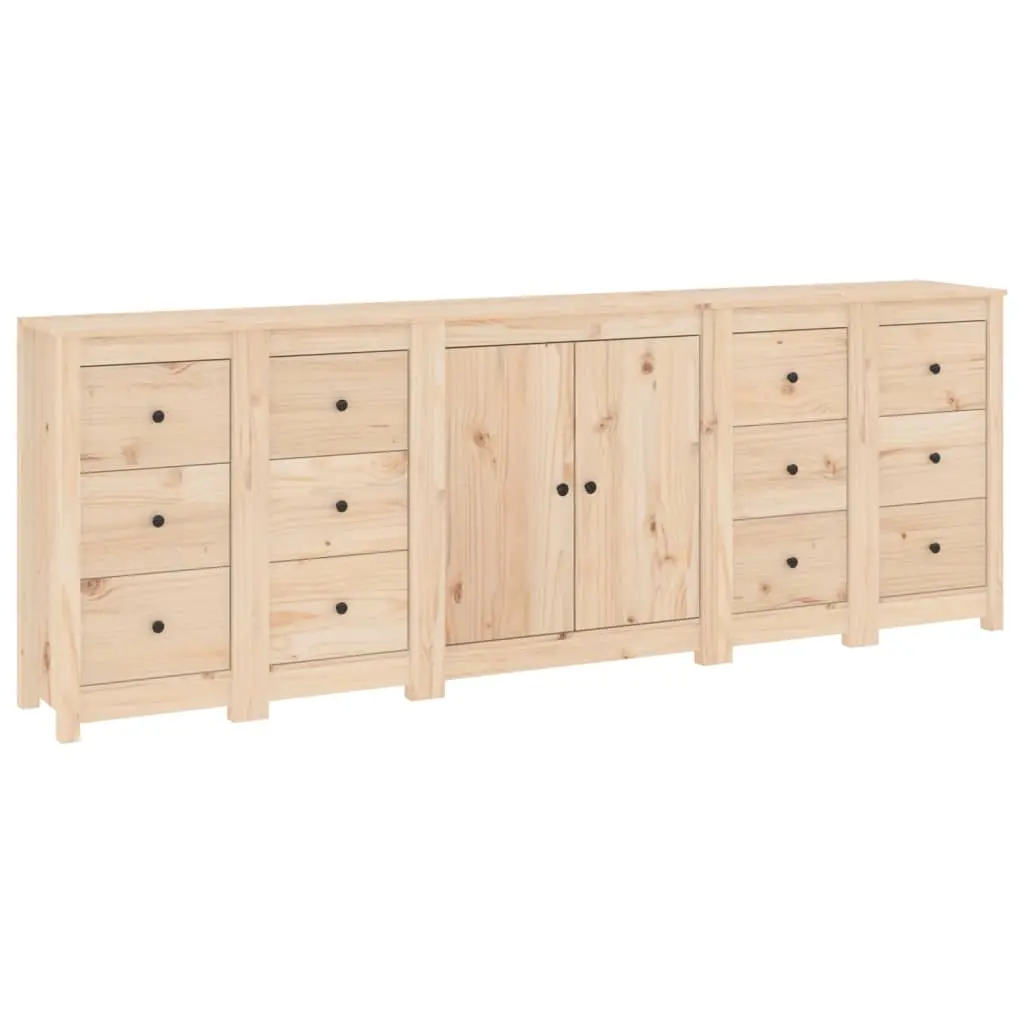 Sideboard 230x35x80 cm Solid Wood Pine 3114084 - Furniture