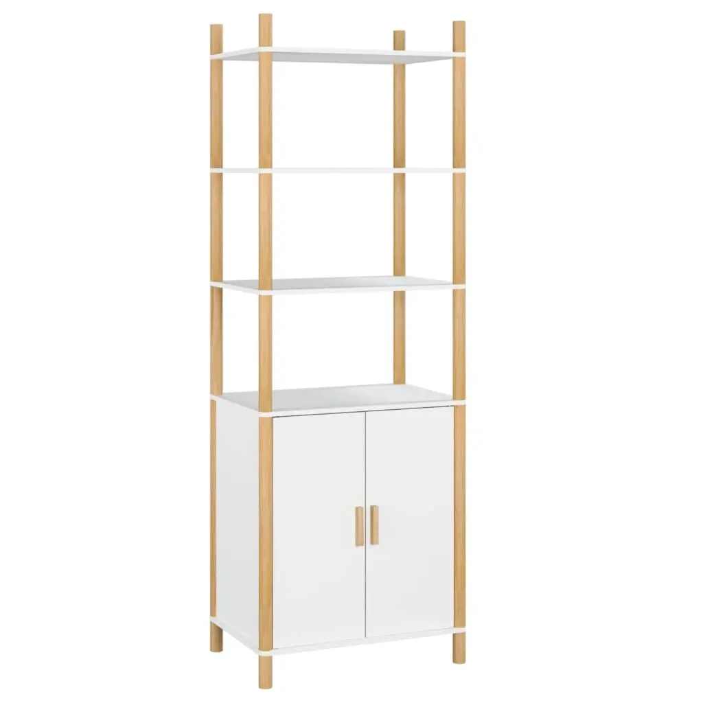 Highboard White 60x40x173 cm Engineered Wood 345696 - Furniture