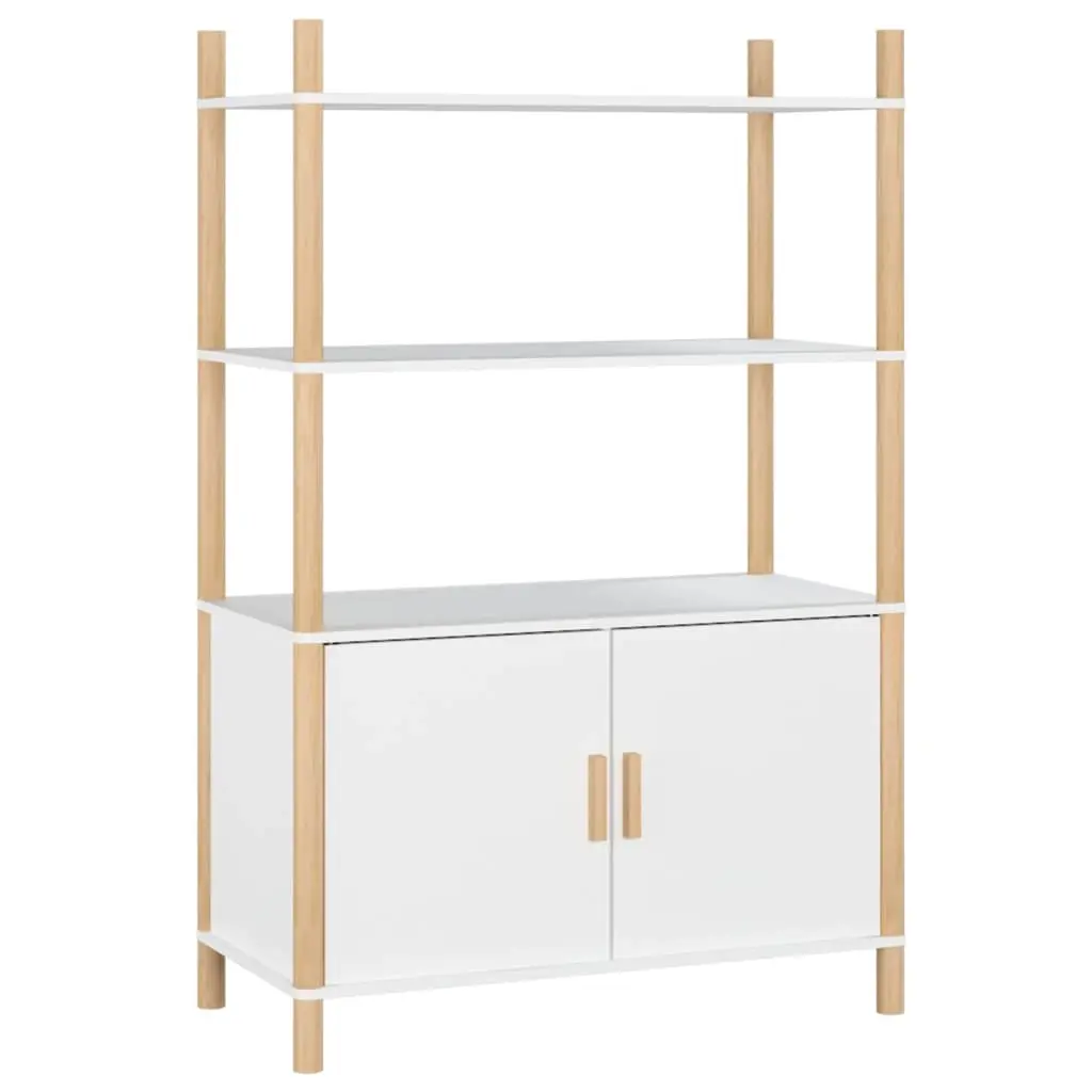 Highboard White 80x40x121 cm Engineered Wood 345699 - Furniture