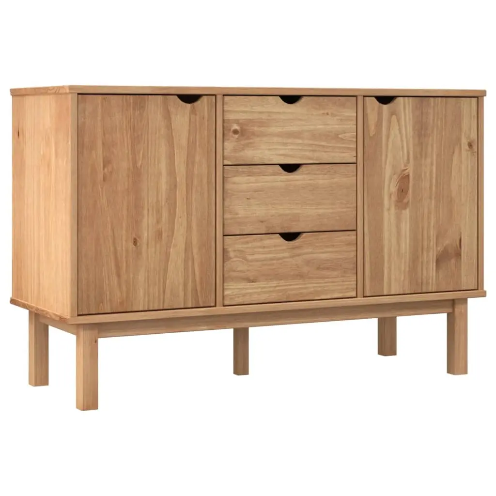 Sideboard OTTA 113.5x43x73 cm Solid Wood Pine 348591 - Furniture
