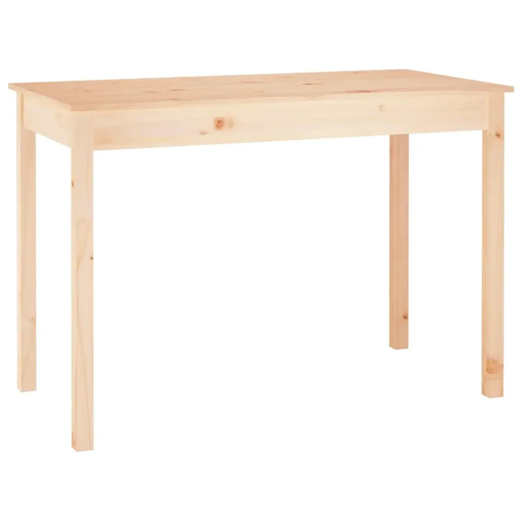 Dining Table 110x55x75 cm Solid Wood Pine 814249 - Furniture
