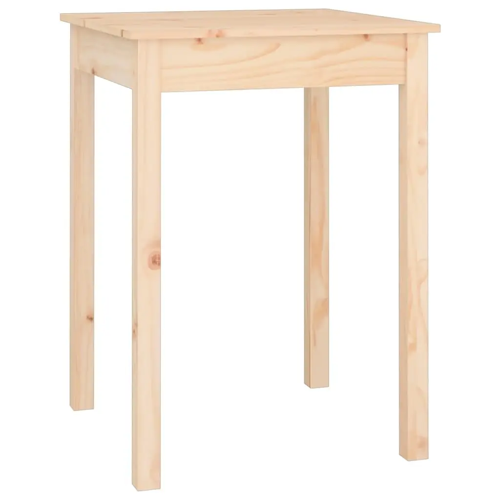 Dining Table 55x55x75 cm Solid Wood Pine 814254 - Furniture