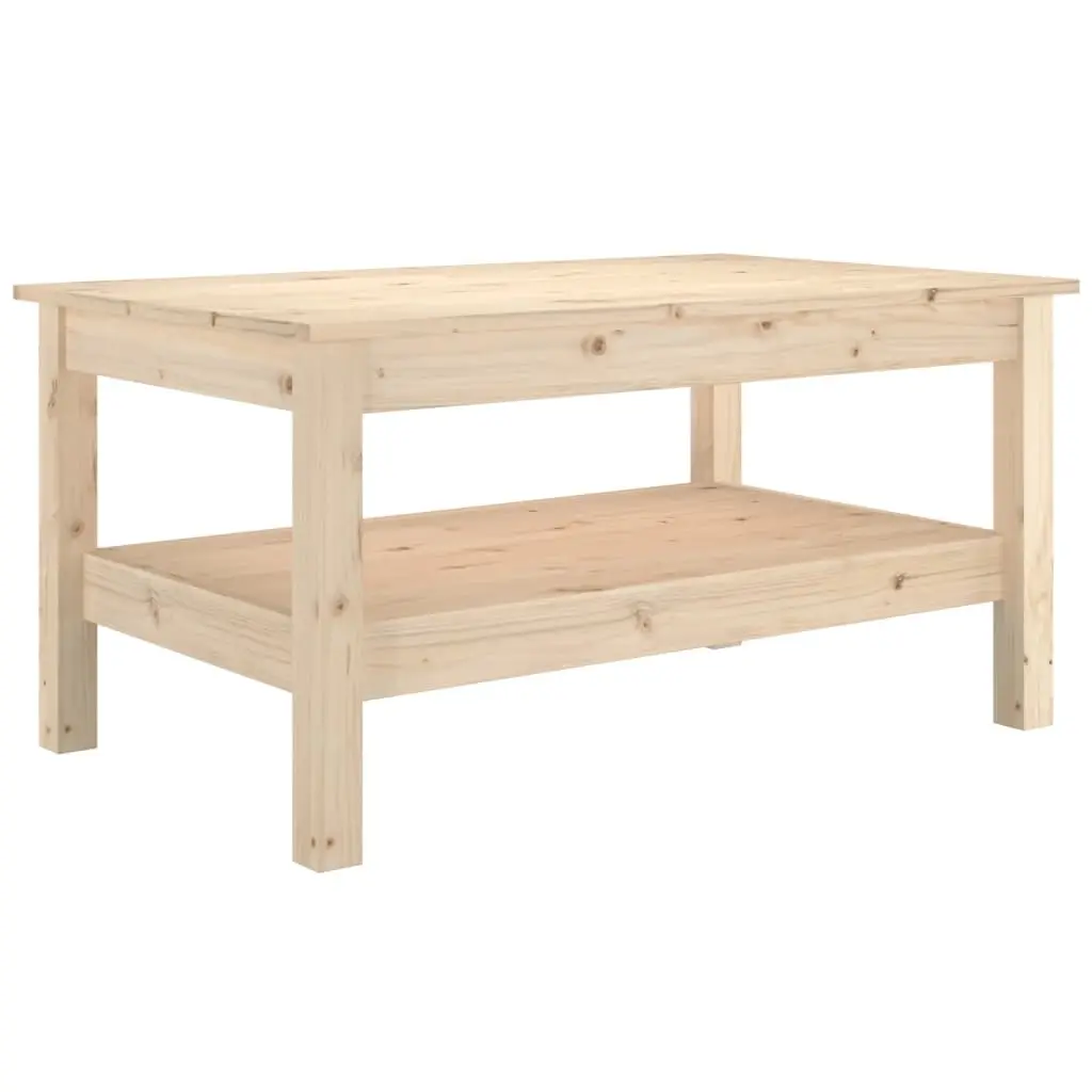 Coffee Table 80x50x40 cm Solid Wood Pine 814284 - Furniture