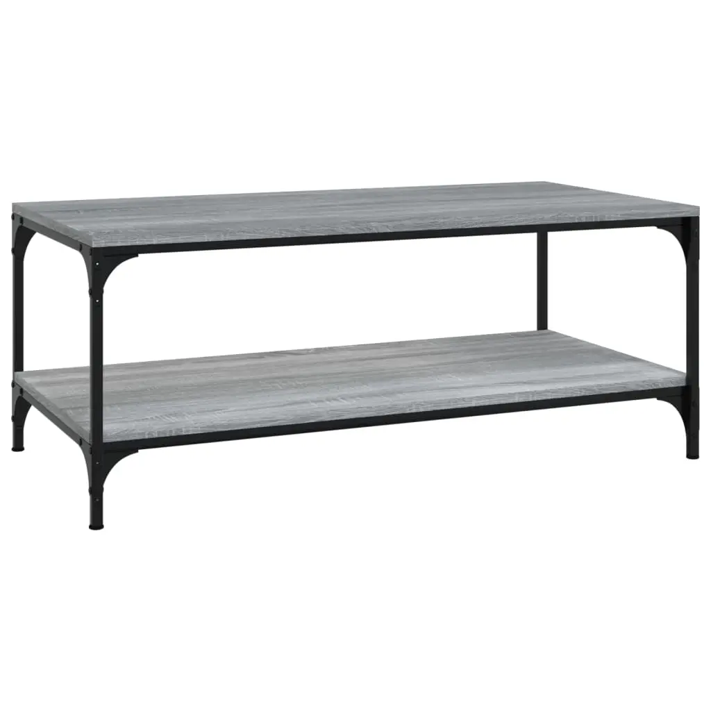 Coffee Table Grey Sonoma 100x50x40 cm Engineered Wood 819365 - Furniture