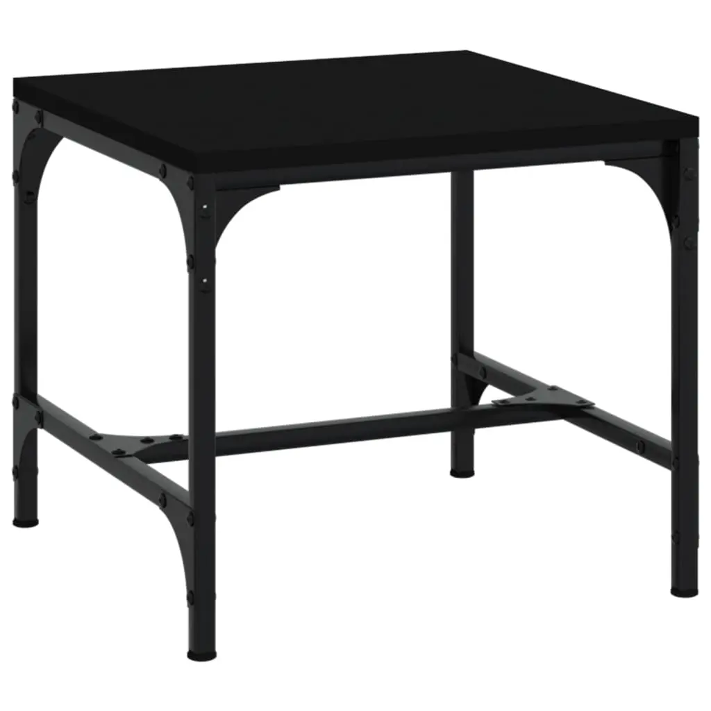 Coffee Table Black 50x50x35 cm Engineered Wood 819397 - Furniture