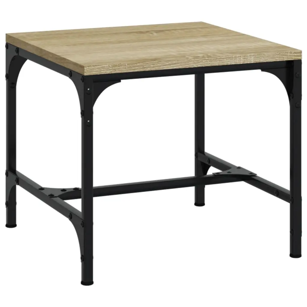 Coffee Table Sonoma Oak 50x50x35 cm Engineered Wood 819398 - Furniture