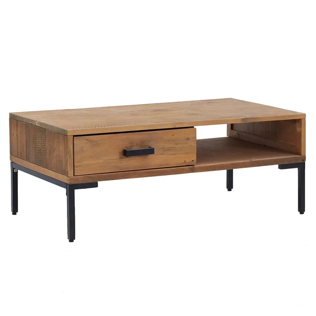 Coffee Table 90x50x35 cm Solid Pinewood 349929 - Furniture