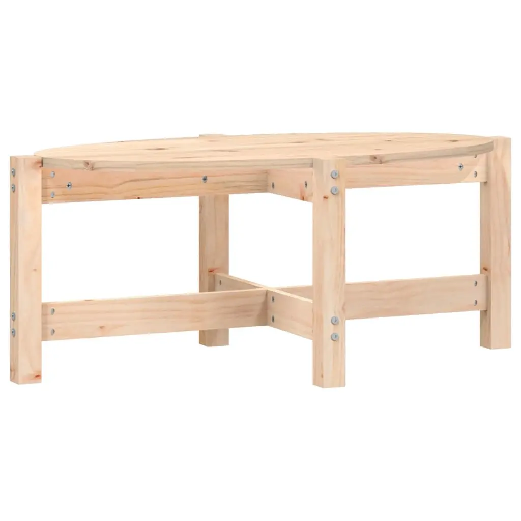 Coffee Table 87x48x35 cm Solid Wood Pine 822322 - Furniture