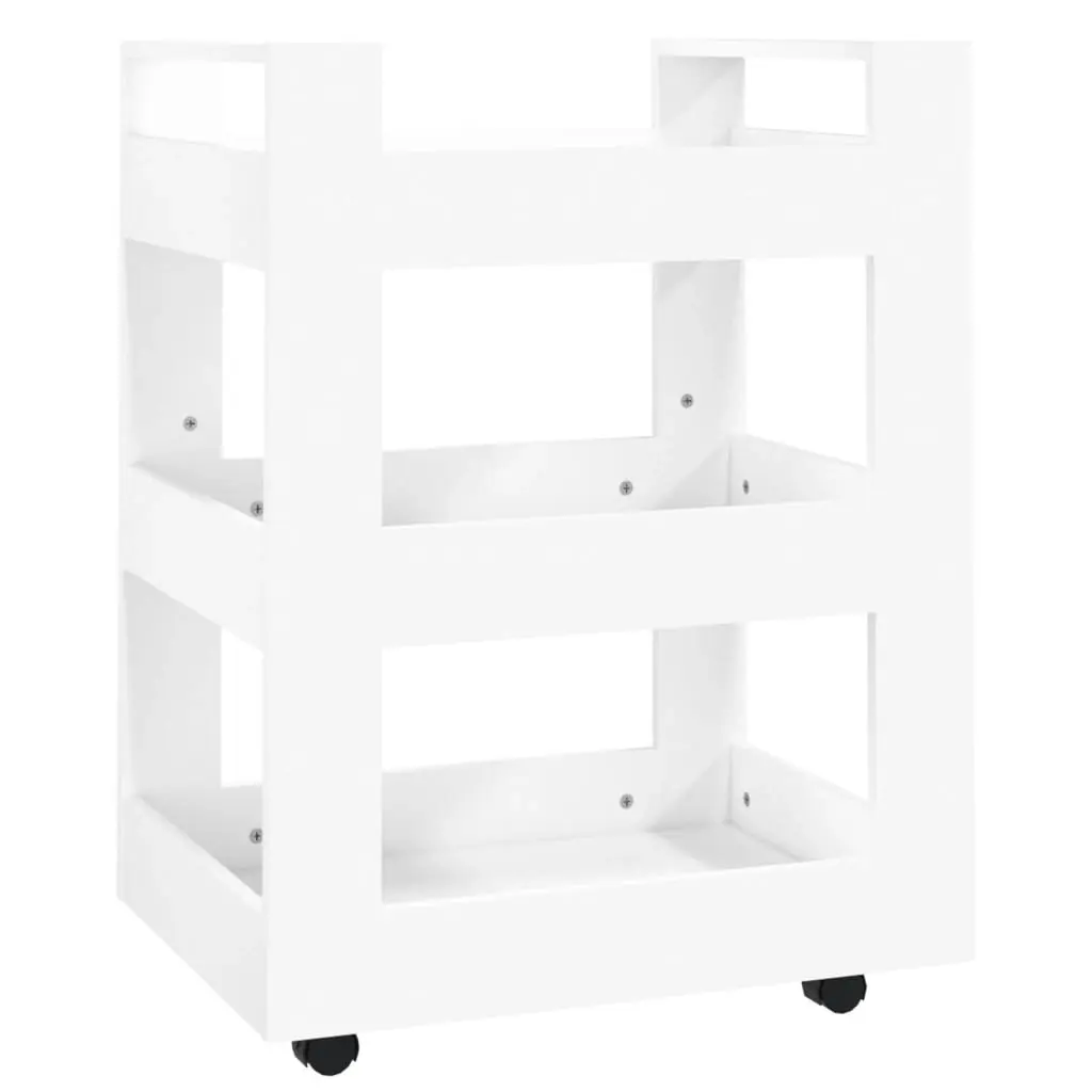 Kitchen Trolley White 60x45x80 cm Engineered Wood 816816 - Furniture
