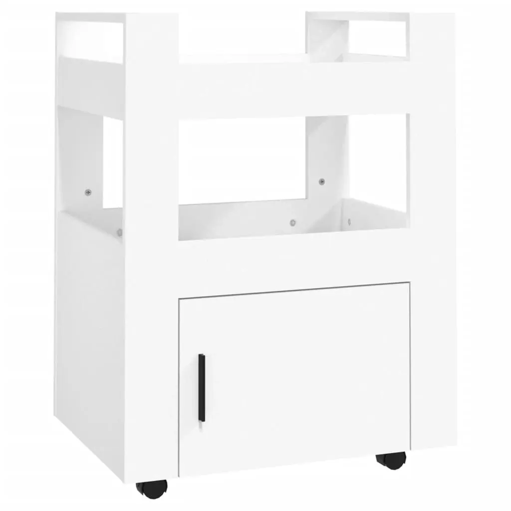 Kitchen Trolley White 60x45x80 cm Engineered Wood 816824 - Furniture