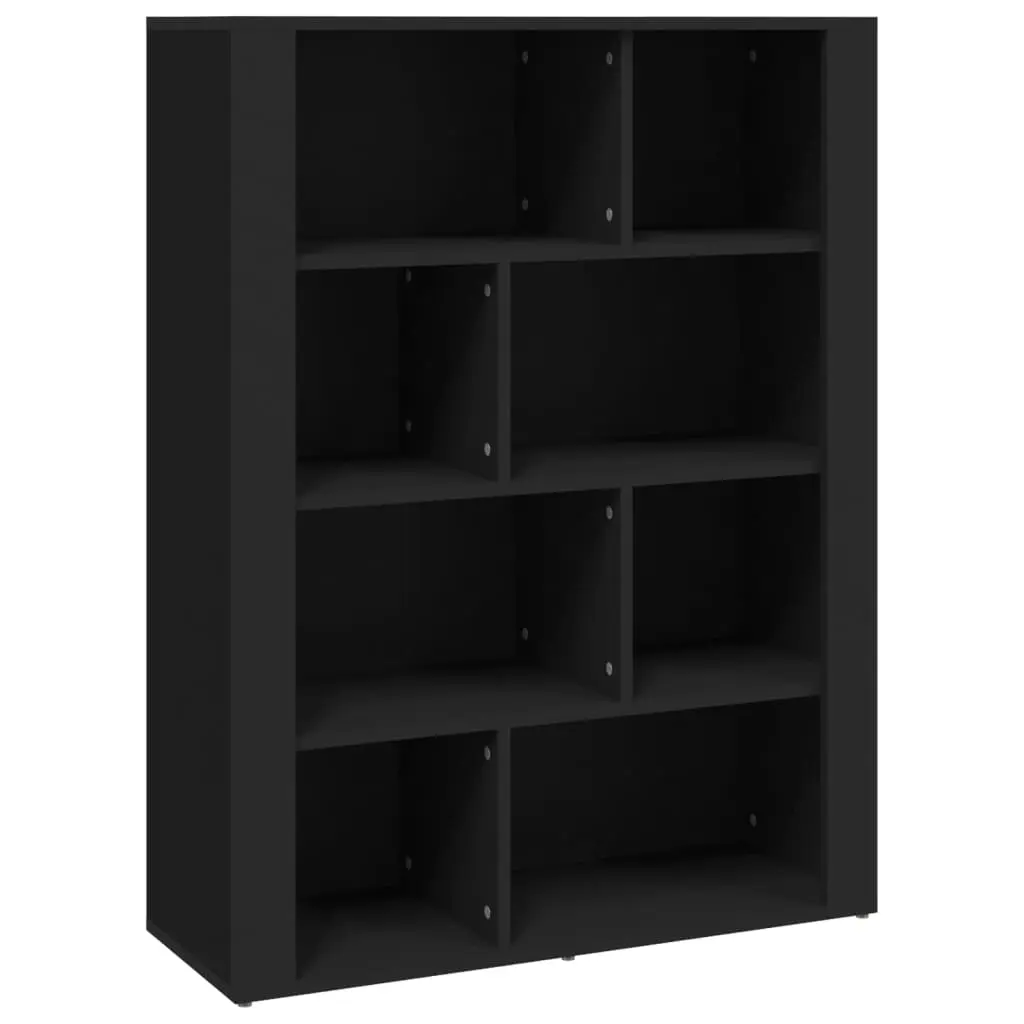 Sideboard Black 80x30x106 cm Engineered Wood 819493 - Furniture