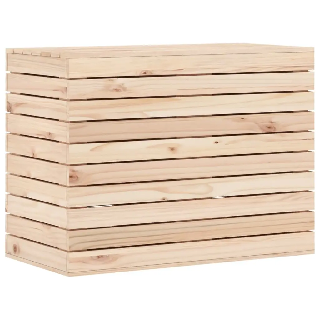 Laundry Basket 88.5x44x66 cm Solid Wood Pine 832319 - Home & Garden