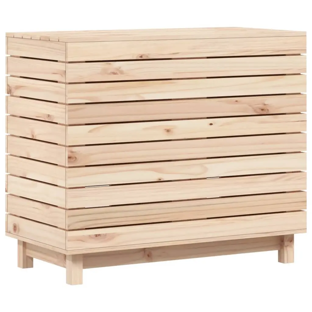 Laundry Basket 88.5x44x76 cm Solid Wood Pine 832323 - Home & Garden