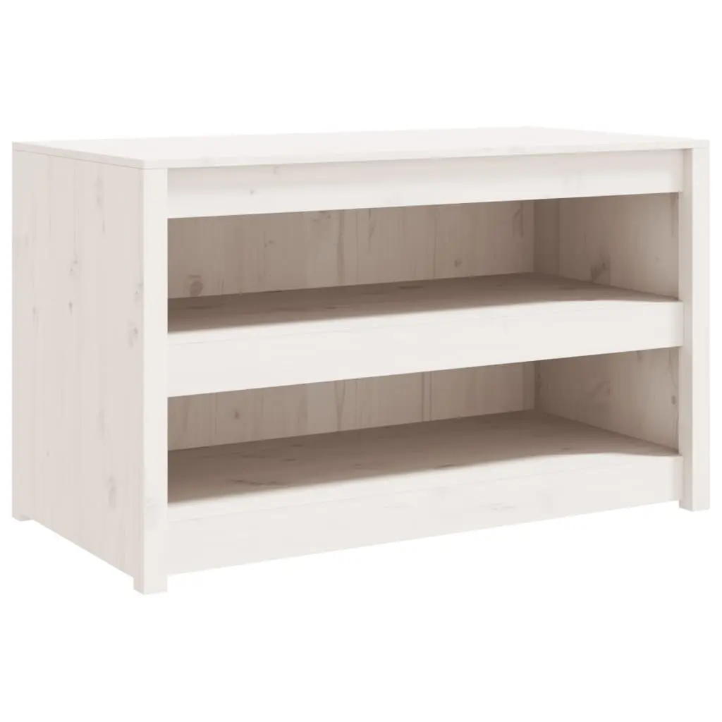 Outdoor Kitchen Cabinet MEPPEL White 106x55x64 cm Solid Wood Pine 832334 - Furniture
