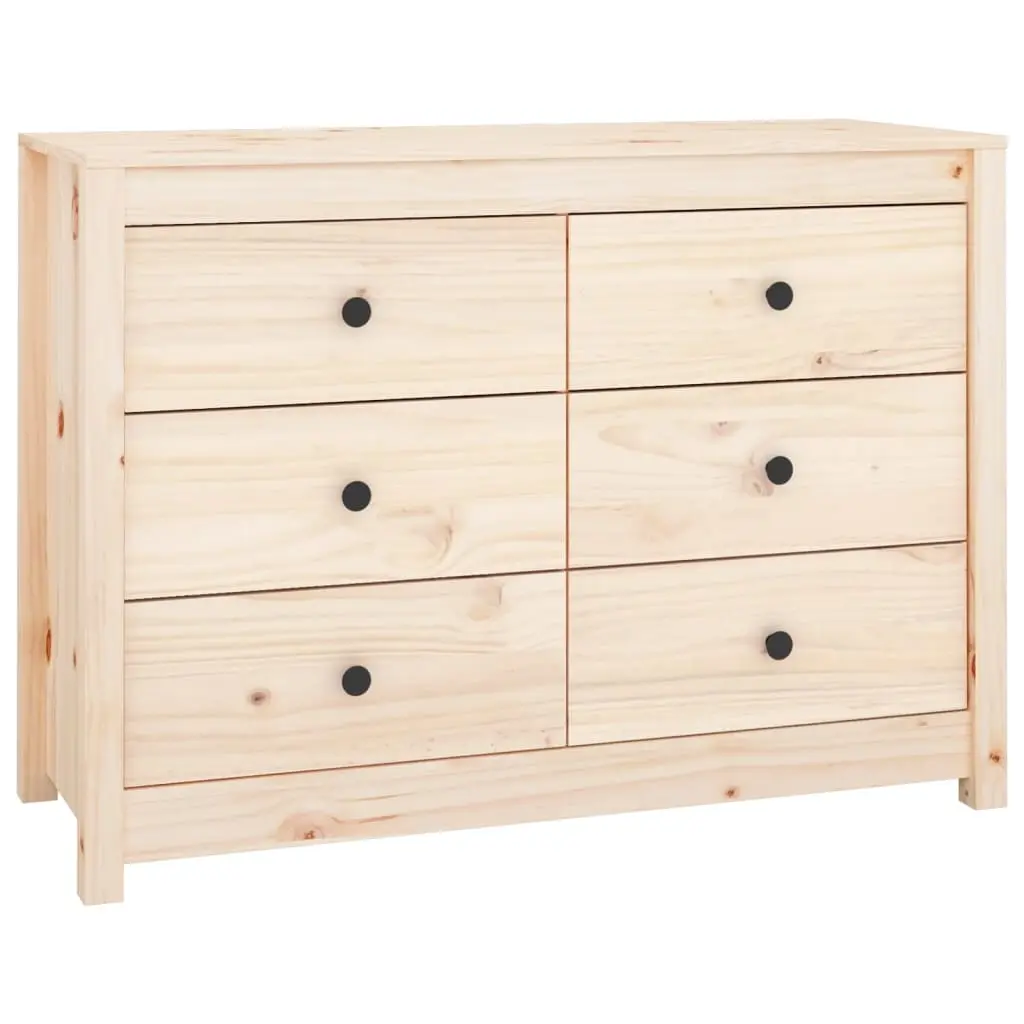 Side Cabinet 100x40x72 cm Solid Wood Pine 821764 - Furniture