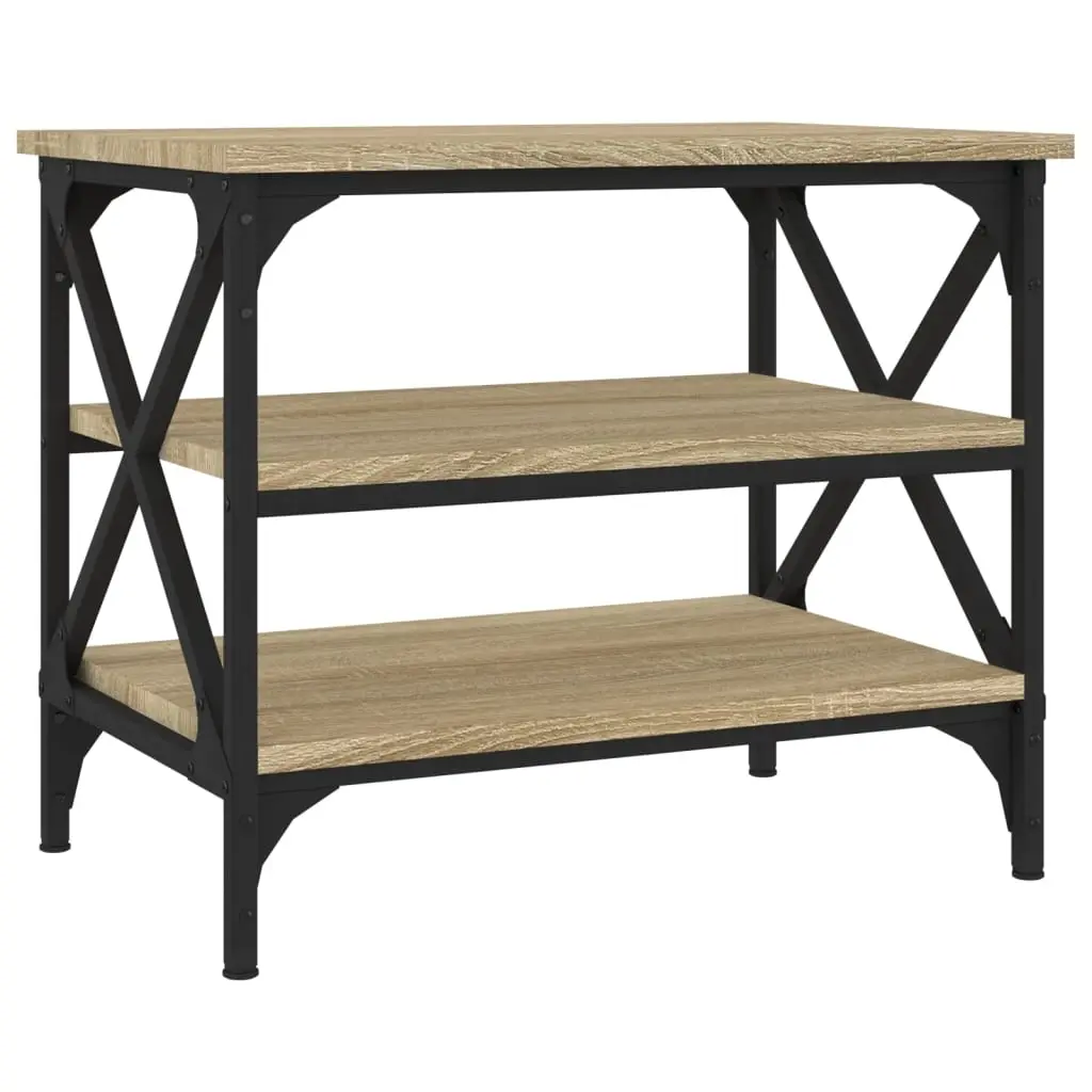 Side Table Sonoma Oak 55x38x45 cm Engineered Wood 823333 - Furniture
