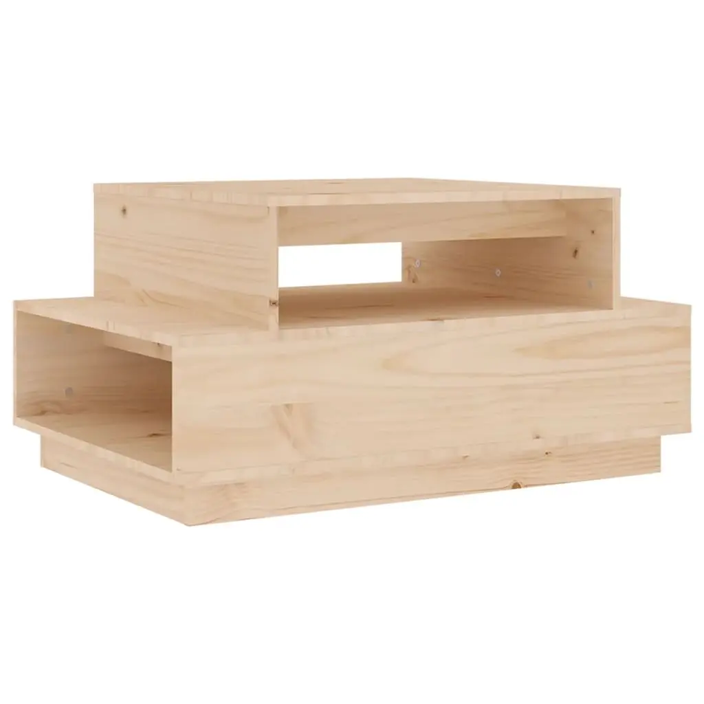 Coffee Table 80x55x40.5 cm Solid Wood Pine 814514 - Furniture
