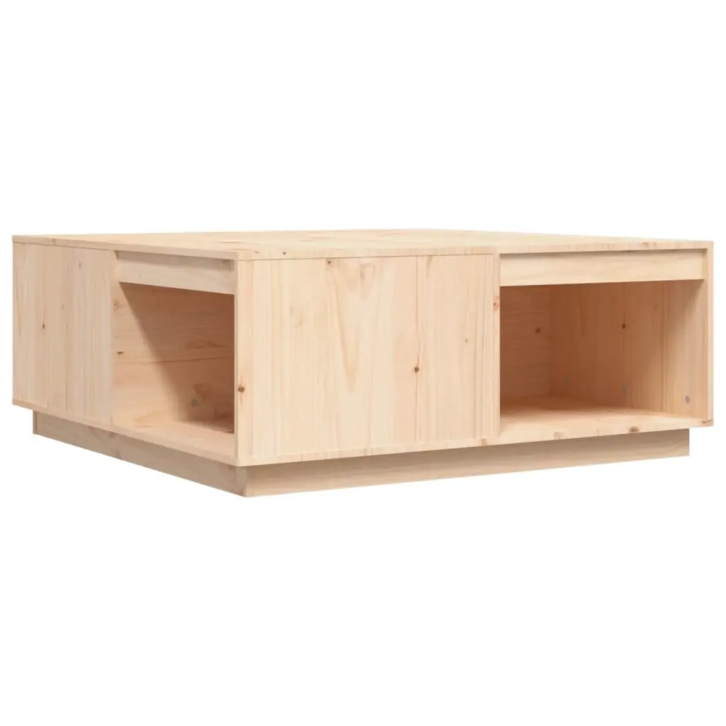 Coffee Table 100x101x40.5 cm Solid Wood Pine 814519 - Furniture