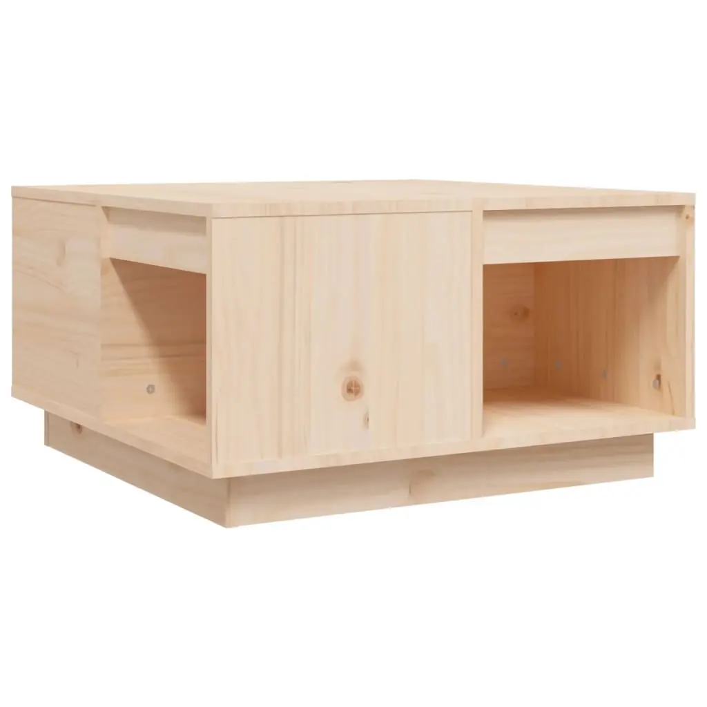 Coffee Table 60x61x32.5 cm Solid Wood Pine 814529 - Furniture
