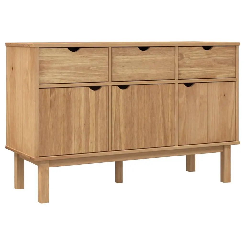 Sideboard OTTA 114x43x73.5 cm Solid Wood Pine 351297 - Furniture