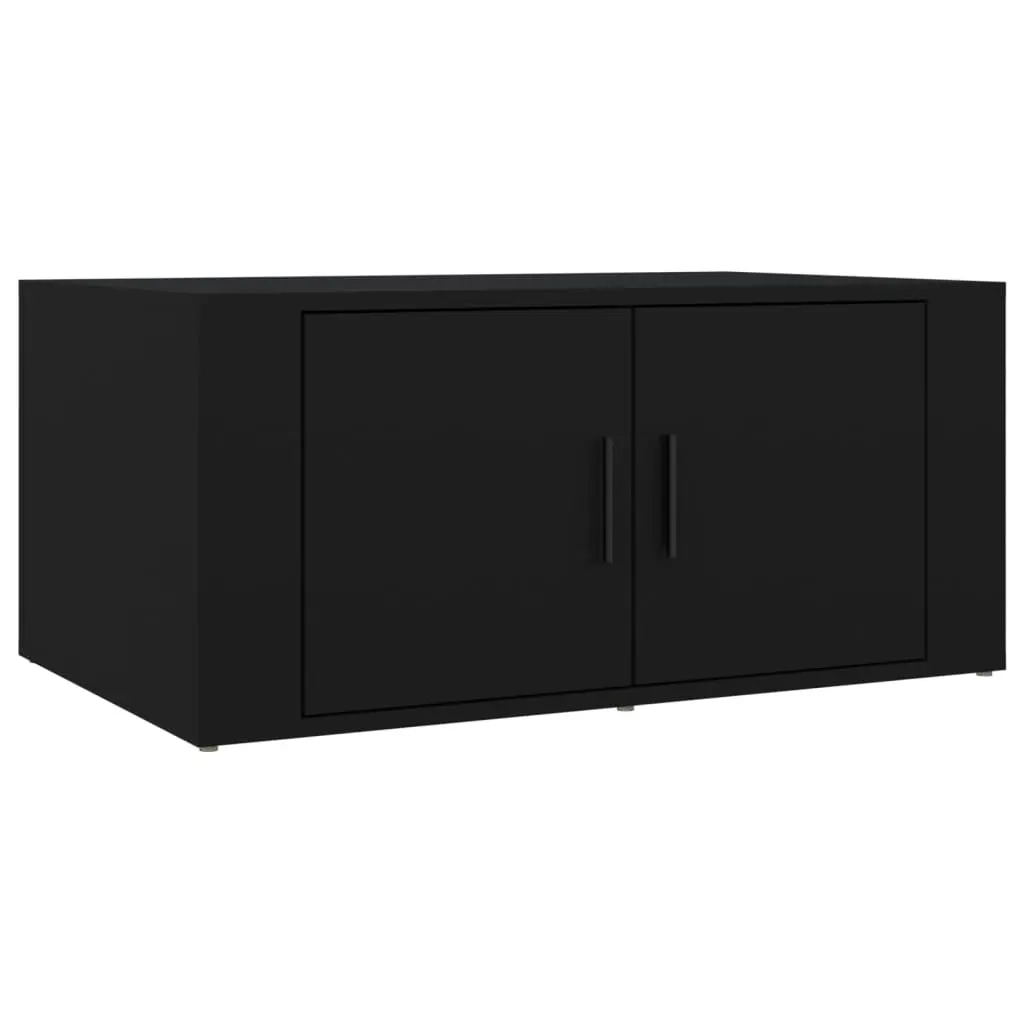 Coffee Table Black 80x50x36 cm Engineered Wood 816513 - Furniture