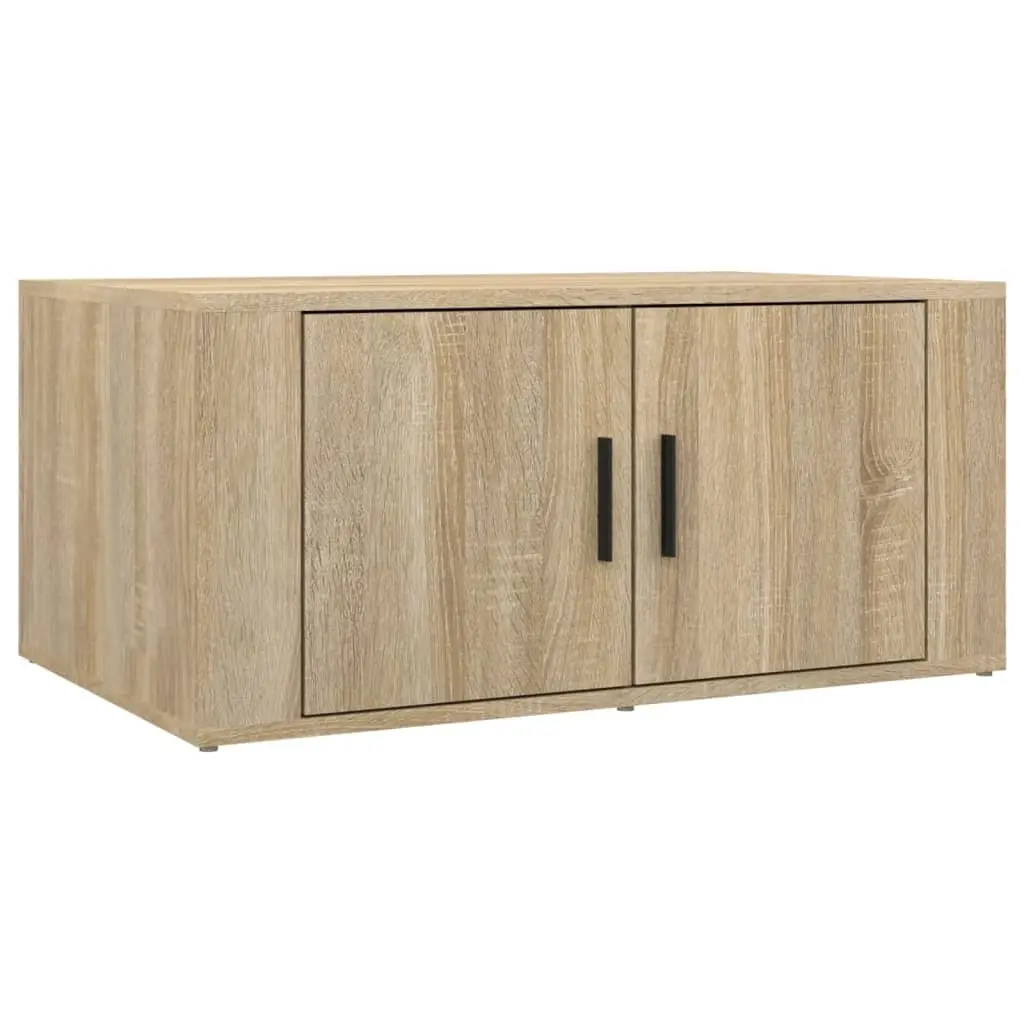 Coffee Table Sonoma Oak 80x50x36 cm Engineered Wood 816515 - Furniture